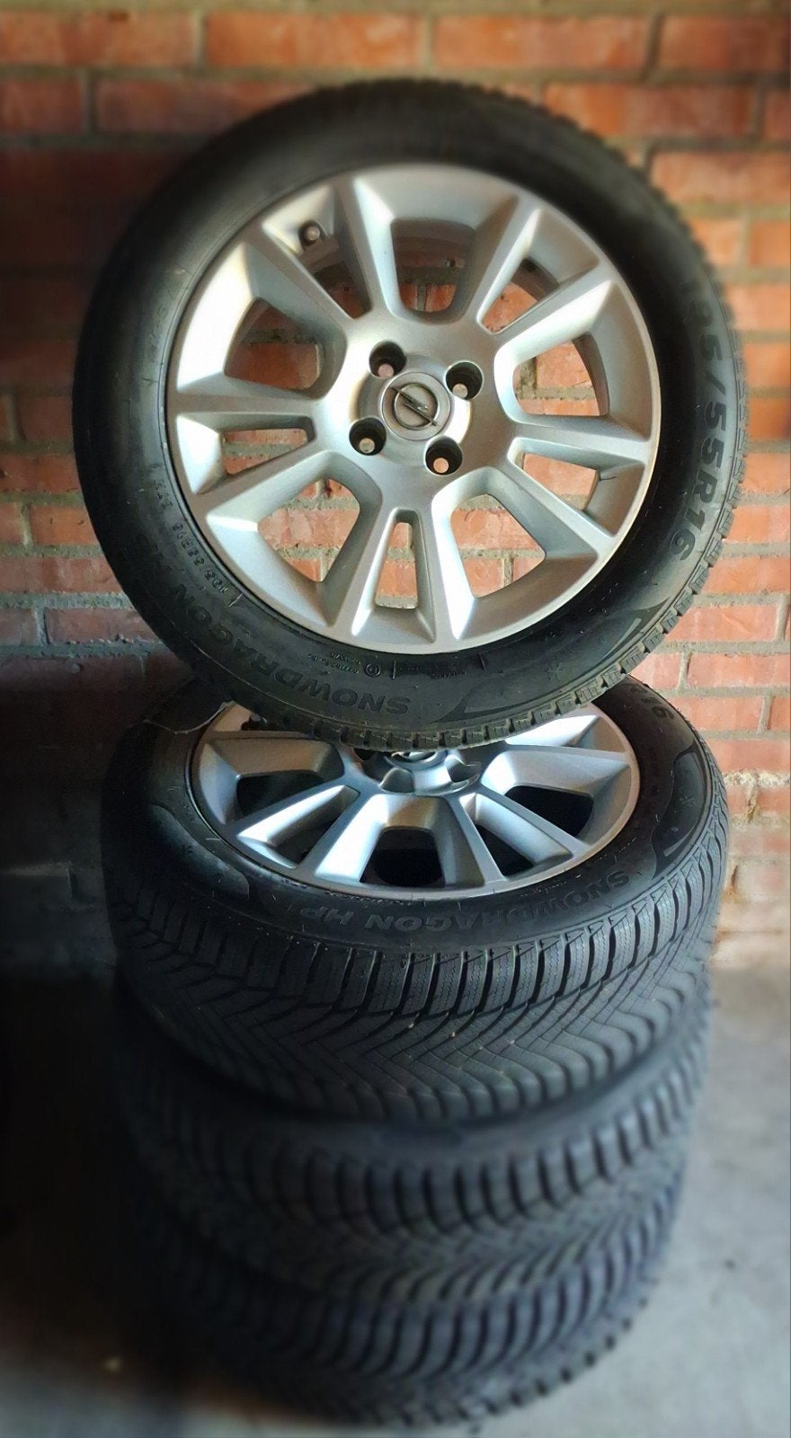 set 195x55x16  opel velgen met witerbanden als nieuw, Ophalen, Zo goed als nieuw