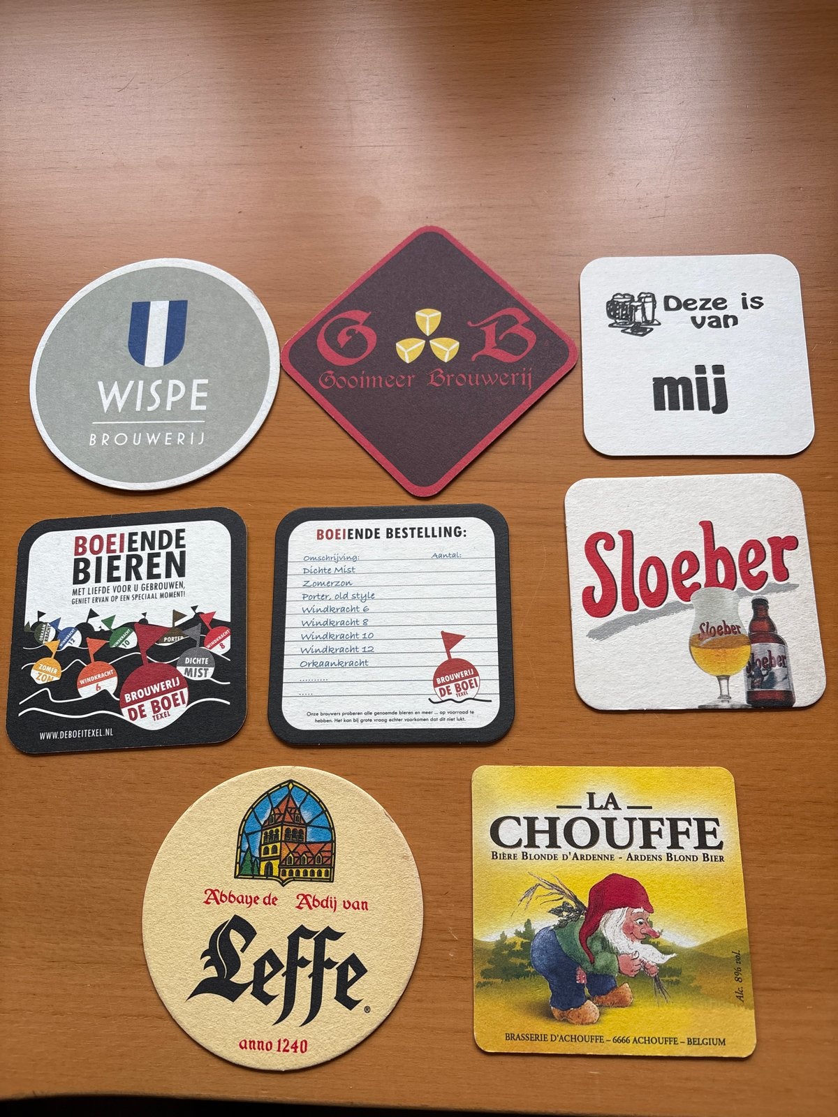 Diverse bierviltjes - Leffe, La Chouffe, Grolsch en meer, Ophalen of Verzenden, Zo goed als nieuw, Viltje(s), Leffe