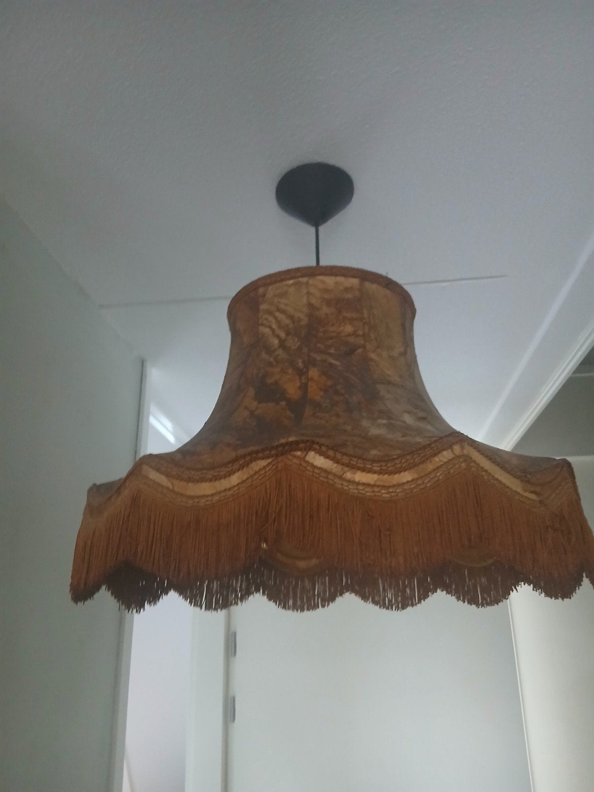 Vintage retro kroeg cafe plafondlampen varkens leer, Ophalen