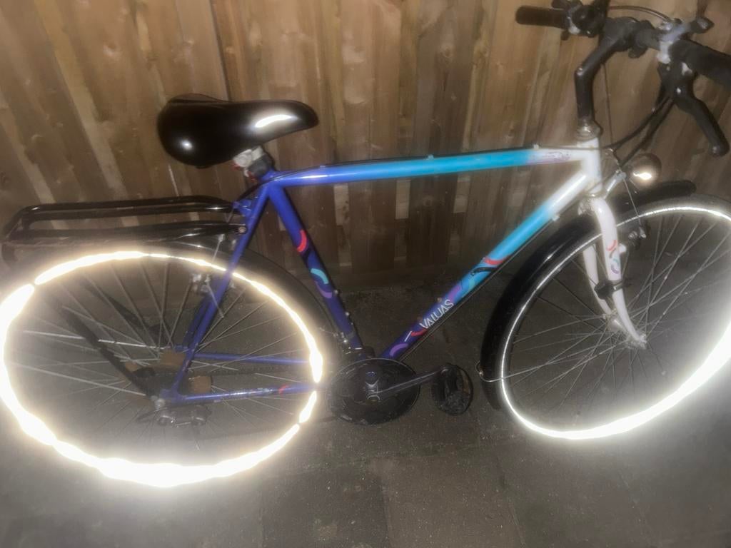 Valuas fiets met versnellingen en bagagedrager, Overige merken, Velgrem, Versnellingen, Ophalen of Verzenden