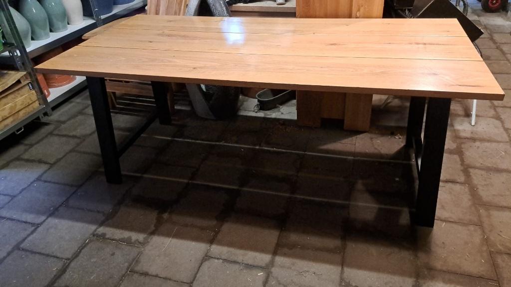 Eettafel, Ophalen, 50 tot 100 cm, Zo goed als nieuw, 150 tot 200 cm