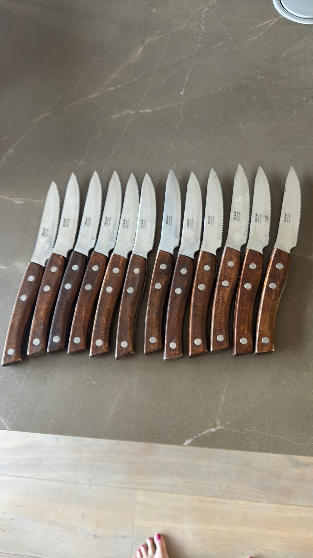 Steak messen 12x nieuw, Ophalen of Verzenden, Zo goed als nieuw, Rvs of Chroom