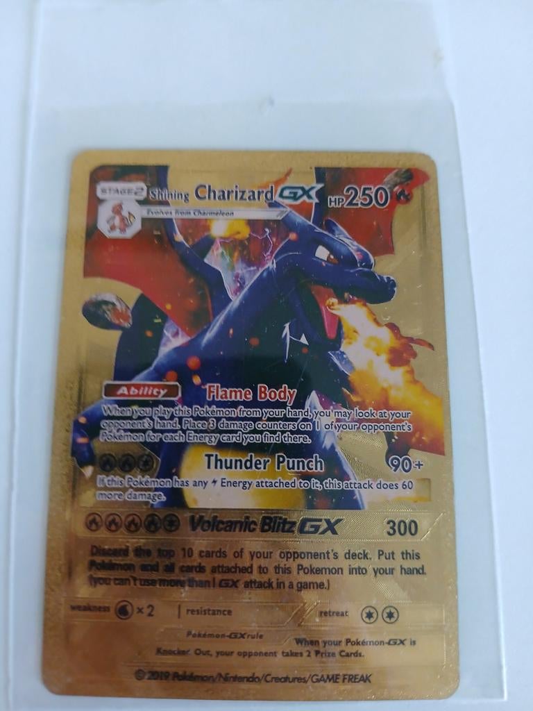 Shining Charizard GX Pokémon kaart, Ophalen of Verzenden