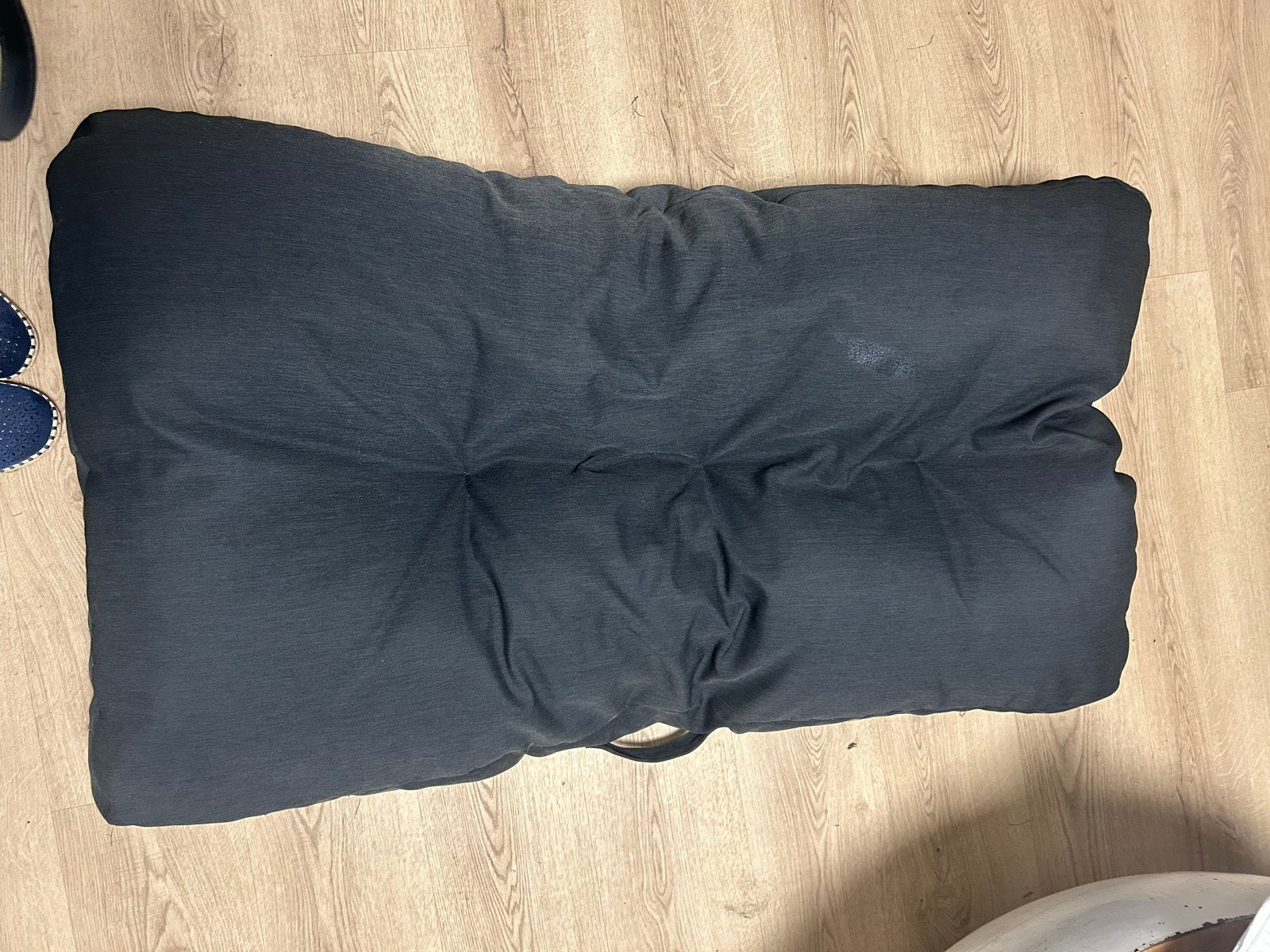 Donkergrijs hondenkussen 67x116 cm, Dieren en Toebehoren, Ophalen of Verzenden, Zo goed als nieuw