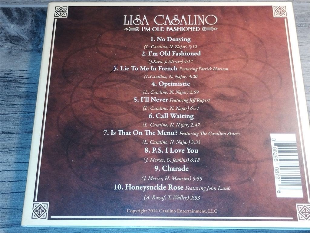 Lisa Casalino ‎- I\'m Old Fashioned, Ophalen of Verzenden, Zo goed als nieuw, Jazz