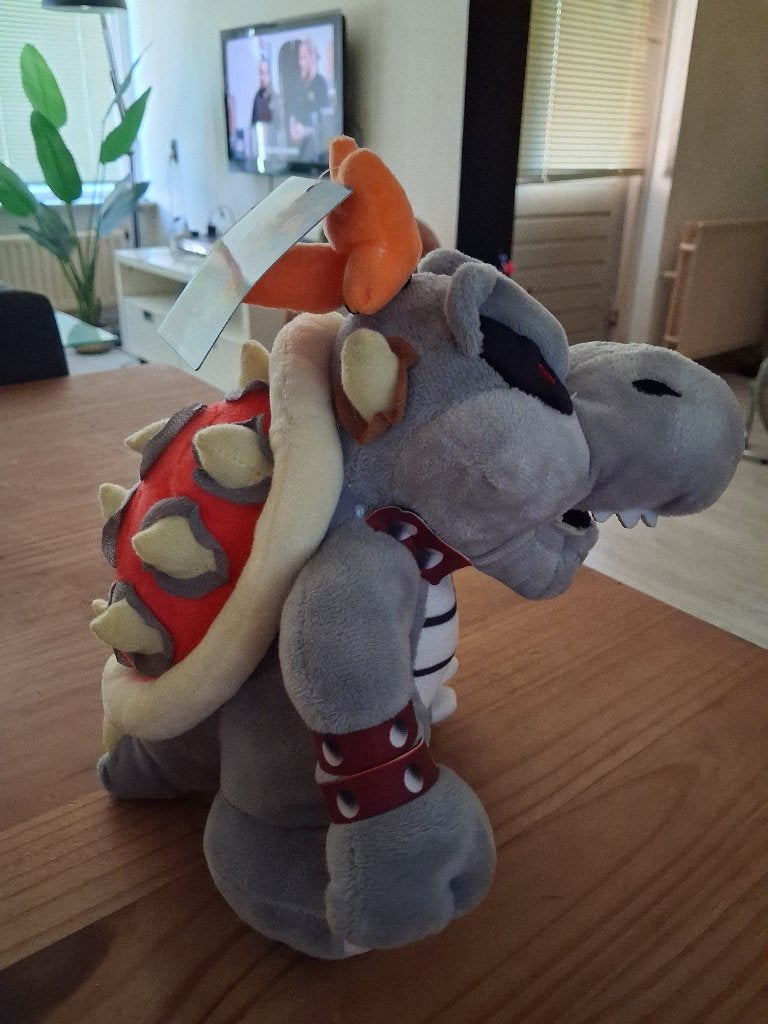 Bowser knuffel, Overige merken, Overige typen, Grijs, Nieuw
