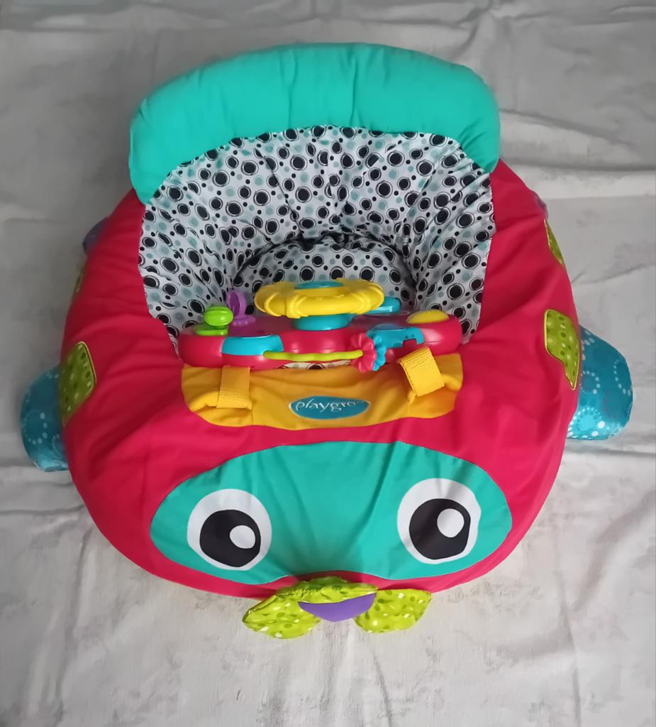 Playgro vliegtuig zitkussen, Kinderen en Baby's, Ophalen of Verzenden, Zo goed als nieuw