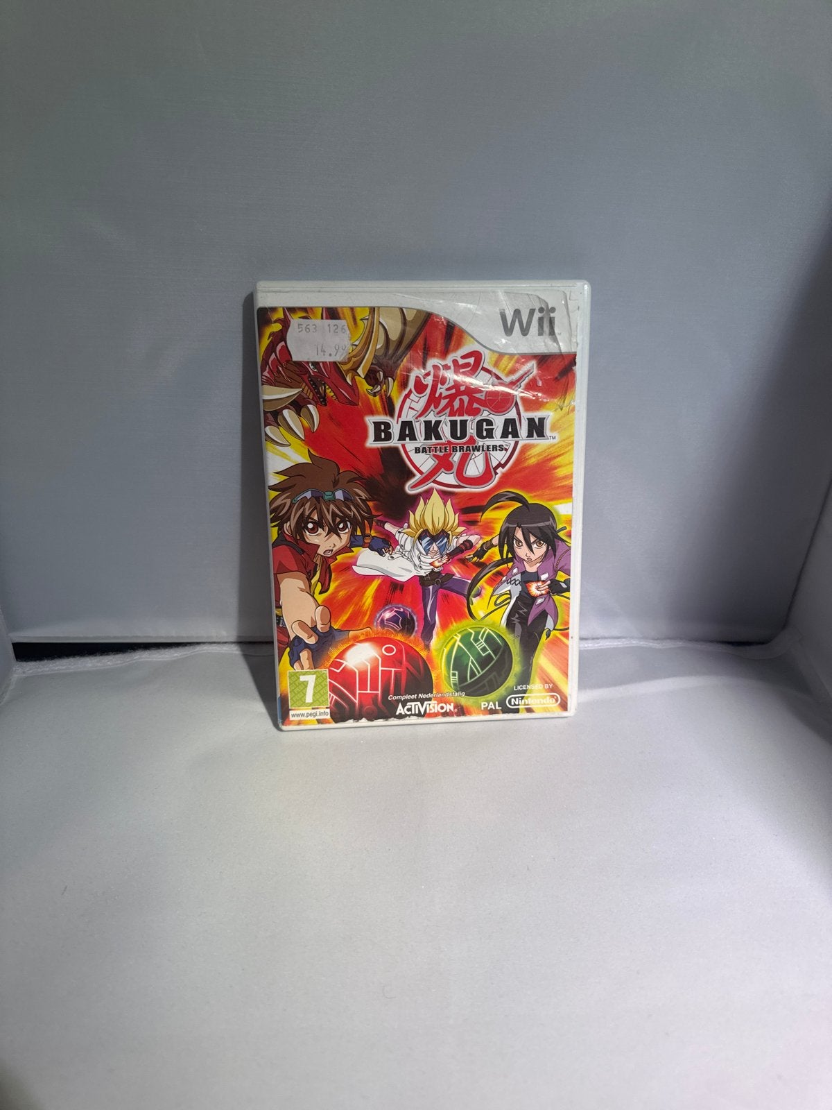 Bakugan Battle Brawlers voor de Nintendo Wii, Spelcomputers en Games, Games | Nintendo Wii, Avontuur en Actie, Gebruikt, 1 speler