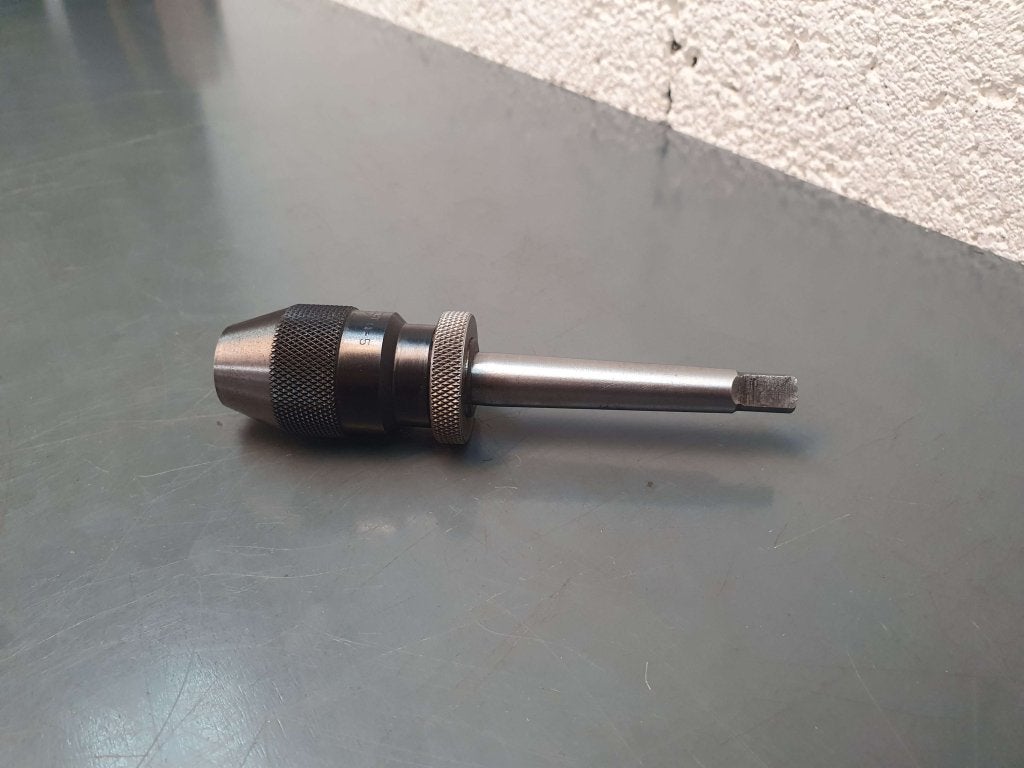 Albrecht boorkop 0-5mm Morse Conus 1 / MK1 / MT1 / MC1, Niet ingevuld, Gebruikt, Overige typen, Niet ingevuld