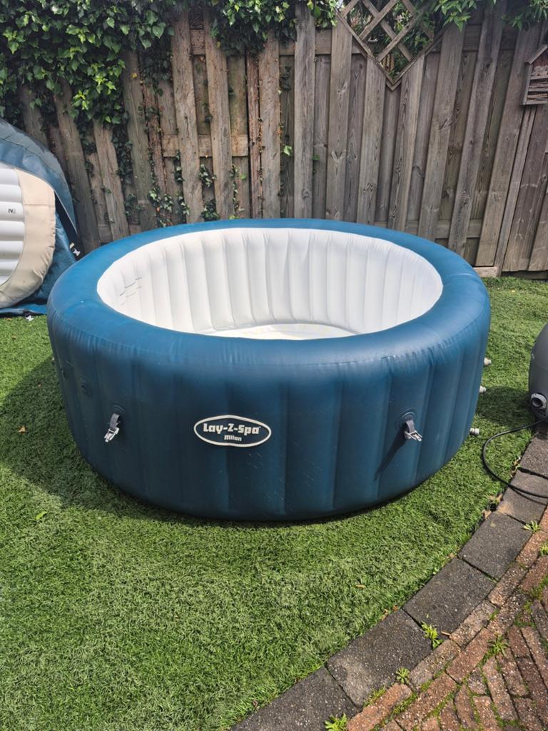Lay-Z-Spa Miami opblaasbare jacuzzi (zonder pomp), Ophalen of Verzenden, Gebruikt, Pomp, Opblaasbaar