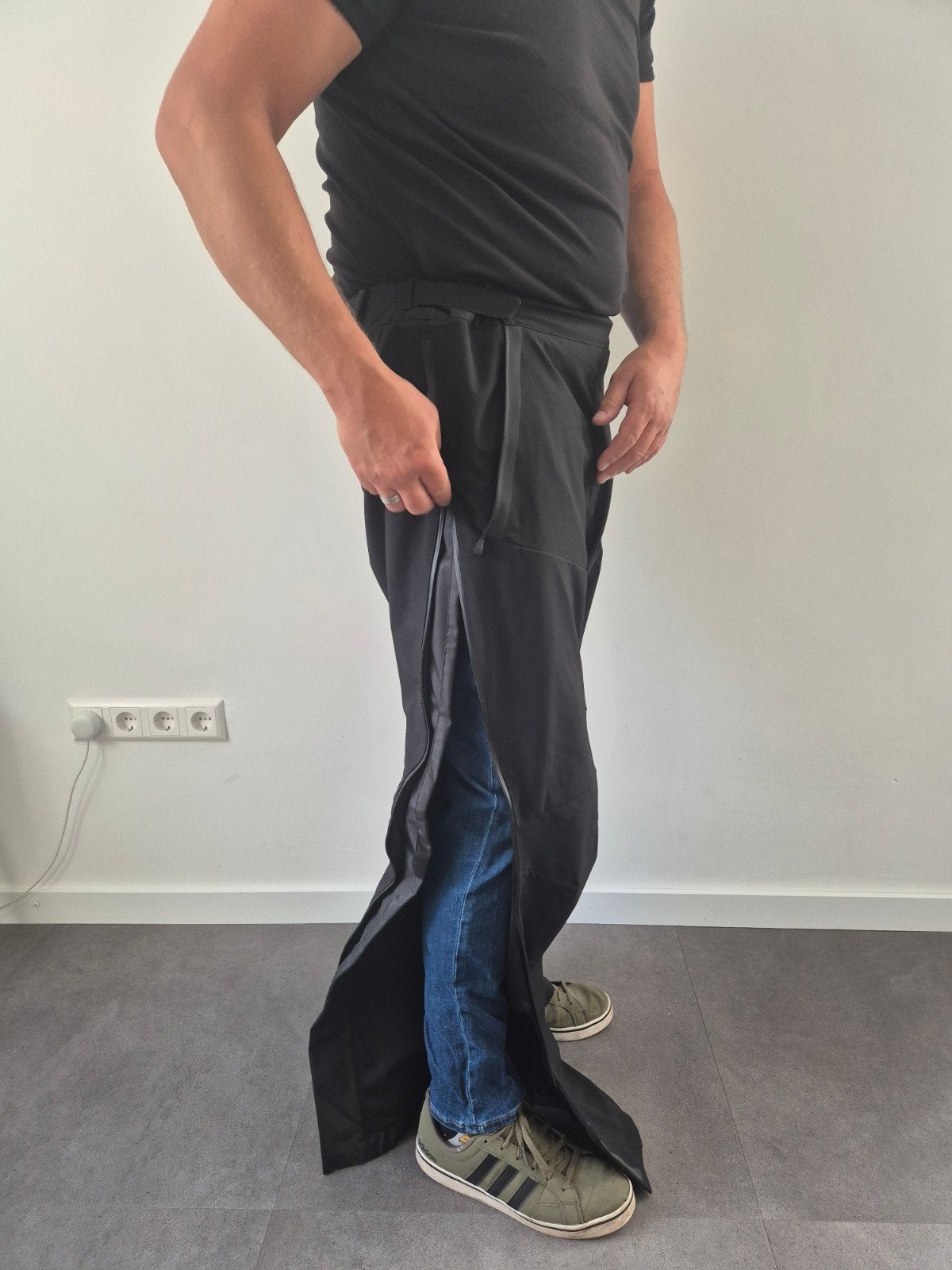 Rev'it broek xxl, motorbroek die je open kan ritsen, ritsbro, Ophalen, Tweedehands, Broek | textiel