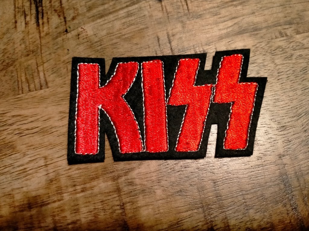 Kiss vintage rock hardrock muziek patch logo kleding, Ophalen of Verzenden, Nieuw, Kleding
