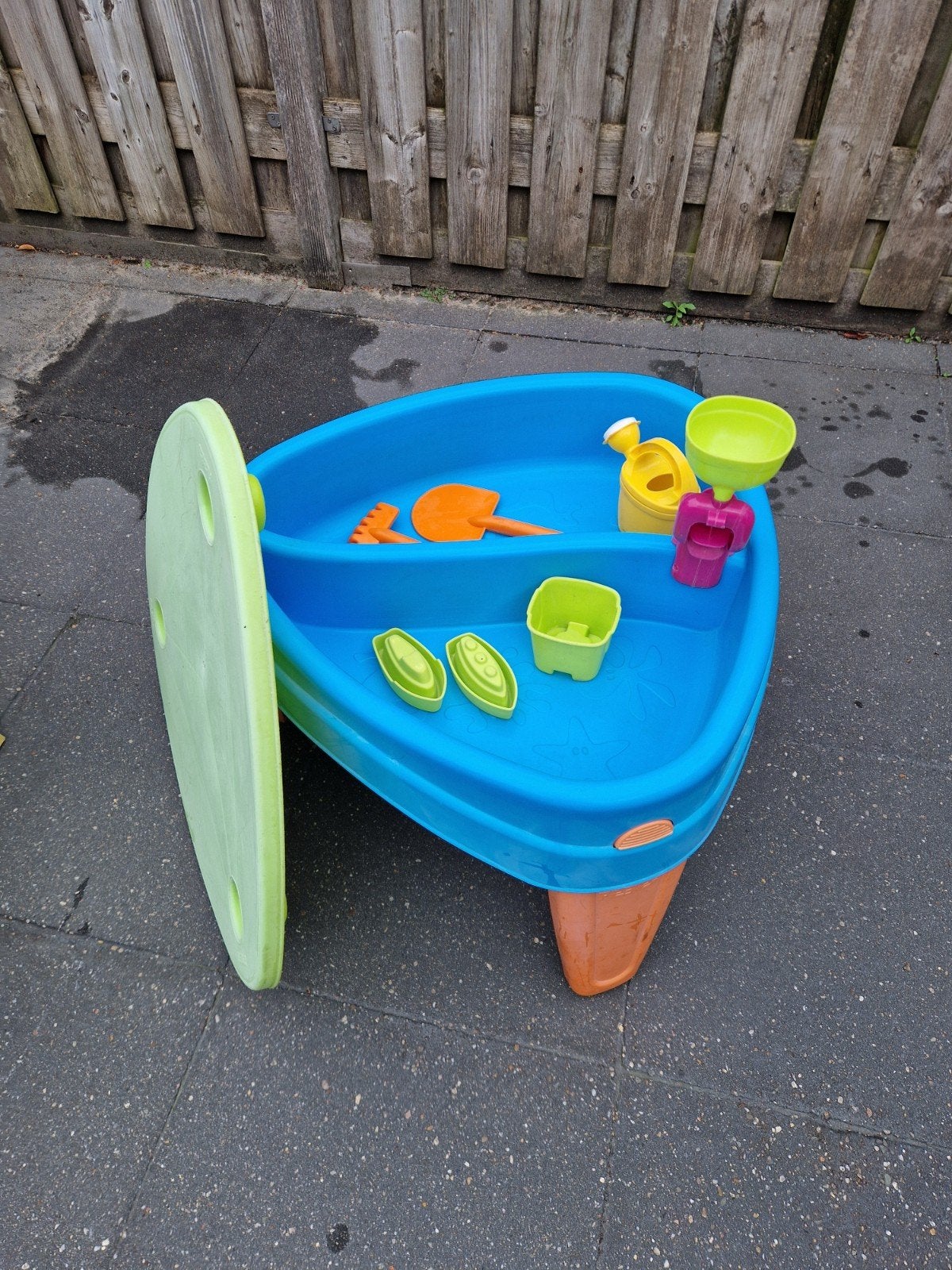 Zand/watertafel Feber, Ophalen