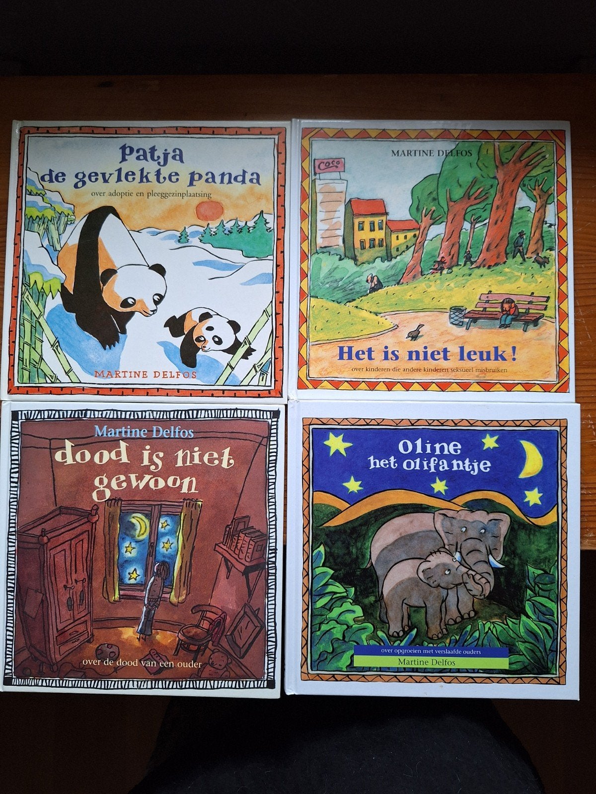 Martine Delfos Kinderboeken (4 stuks) - Diverse Thema's, Verzenden, Zo goed als nieuw