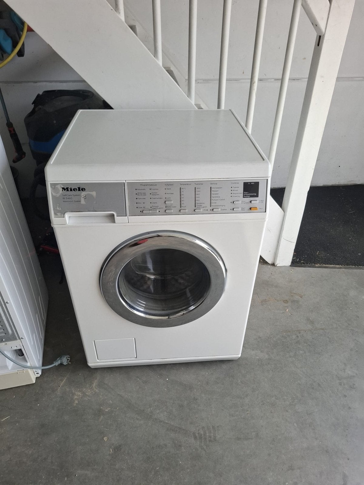 Miele W 5460 SoftCare System Wasmachine, Ophalen, Gebruikt, Voorlader, Wolwasprogramma