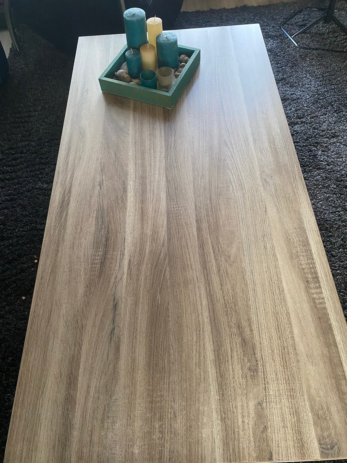 Stevige salontafel, Huis en Inrichting, Tafels | Salontafels, Ophalen, Gebruikt, 100 tot 150 cm, 50 tot 100 cm