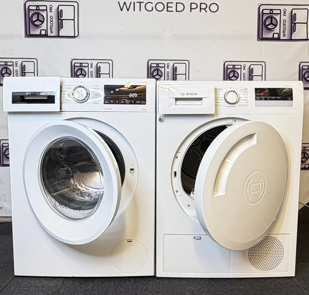 Bosh serie 4 A+++ 9kg wasmachine & droger (2023) Nette staat, 1200 tot 1600 toeren, 8 tot 10 kg, Ophalen of Verzenden, Zo goed als nieuw