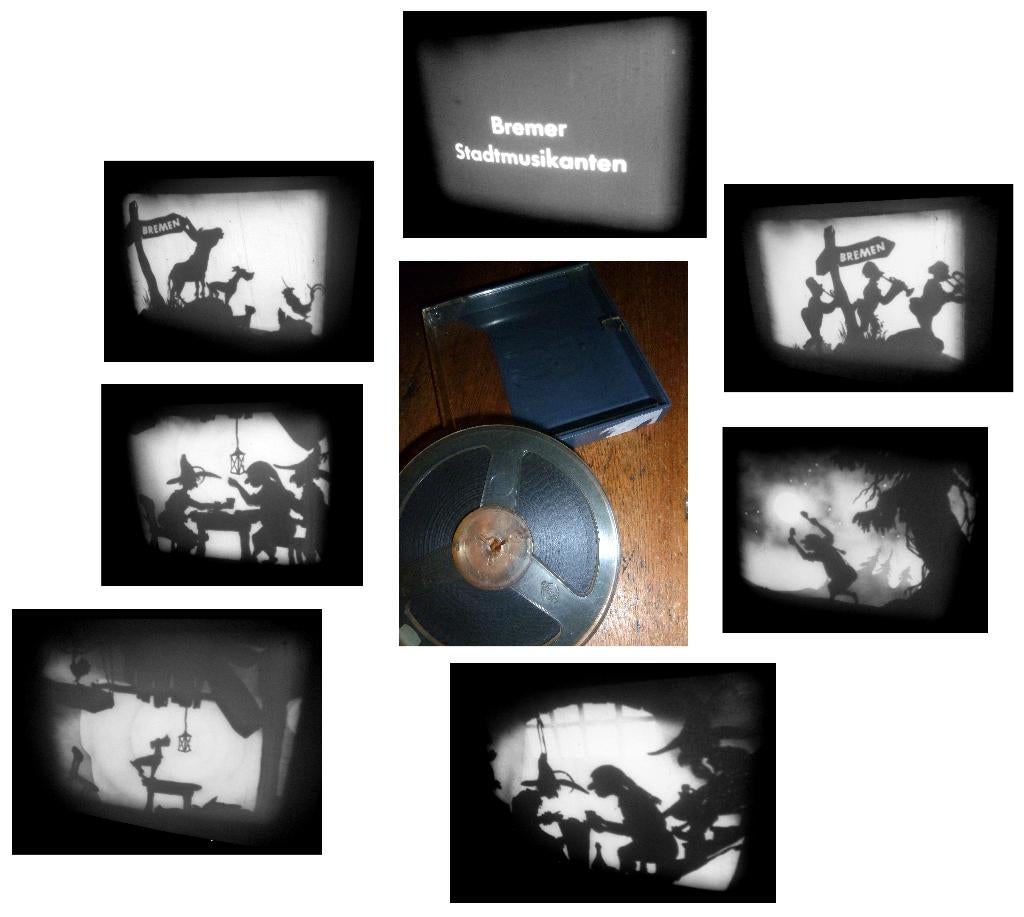 8mm film DEFA - Bremer StadtMusikanten N8 zw/w -, Audio, Tv en Foto, Ophalen of Verzenden, 8mm film