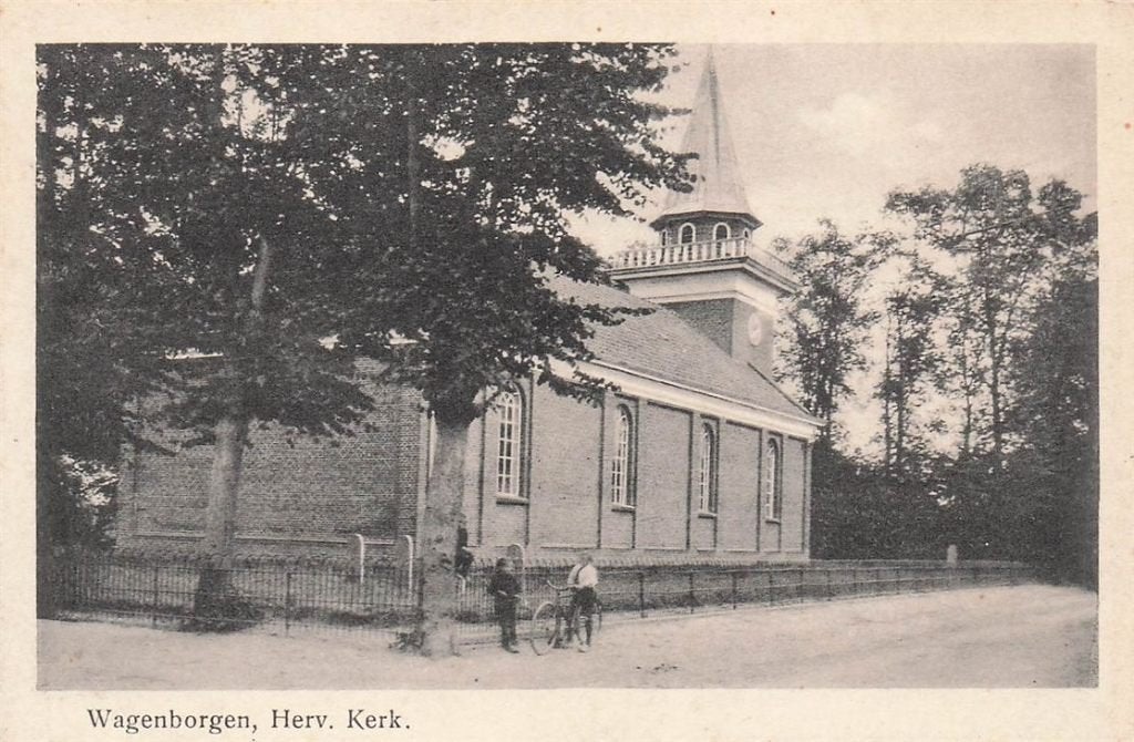 702-130-051 Wagenborgen Herv Kerk., Verzamelen, Ophalen of Verzenden, Voor 1920, Groningen