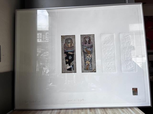 Gaudi in Egypte, 1988 52/75 (50x65) – Gea Karhof, Ophalen of Verzenden