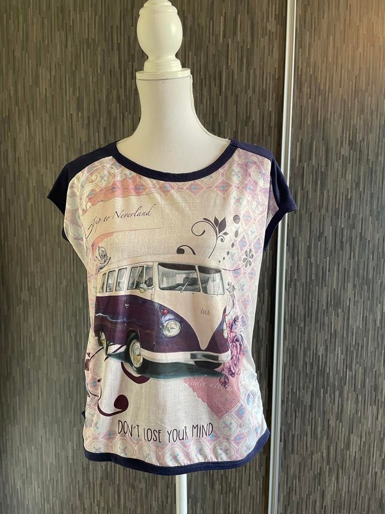 Shirt dames korte mouw maat S volkswagen bus, Ophalen of Verzenden, Zo goed als nieuw, Korte mouw