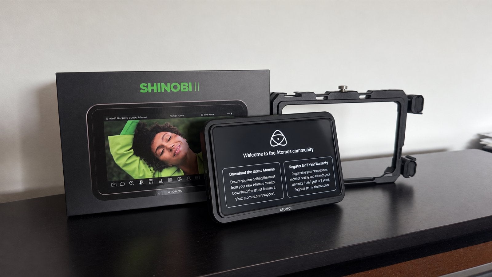 Atomos Shinobi II Monitor met Nitze Case, Ophalen of Verzenden, Nieuw, Video