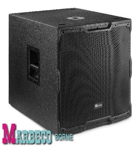 Actieve Subwoofer, Speaker met versterker 15" 900 watt, Audio, Tv en Foto, Luidsprekers, Subwoofer, Info@marbeco.nl, AUX-ingang