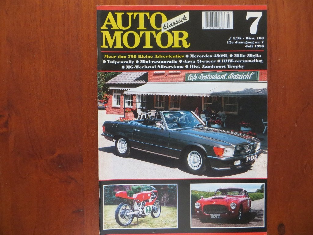Auto Motor Klassiek 7 1996 Mercedes-Benz 350 SL, Jawa racer, Ophalen of Verzenden, Nieuw, Mercedes