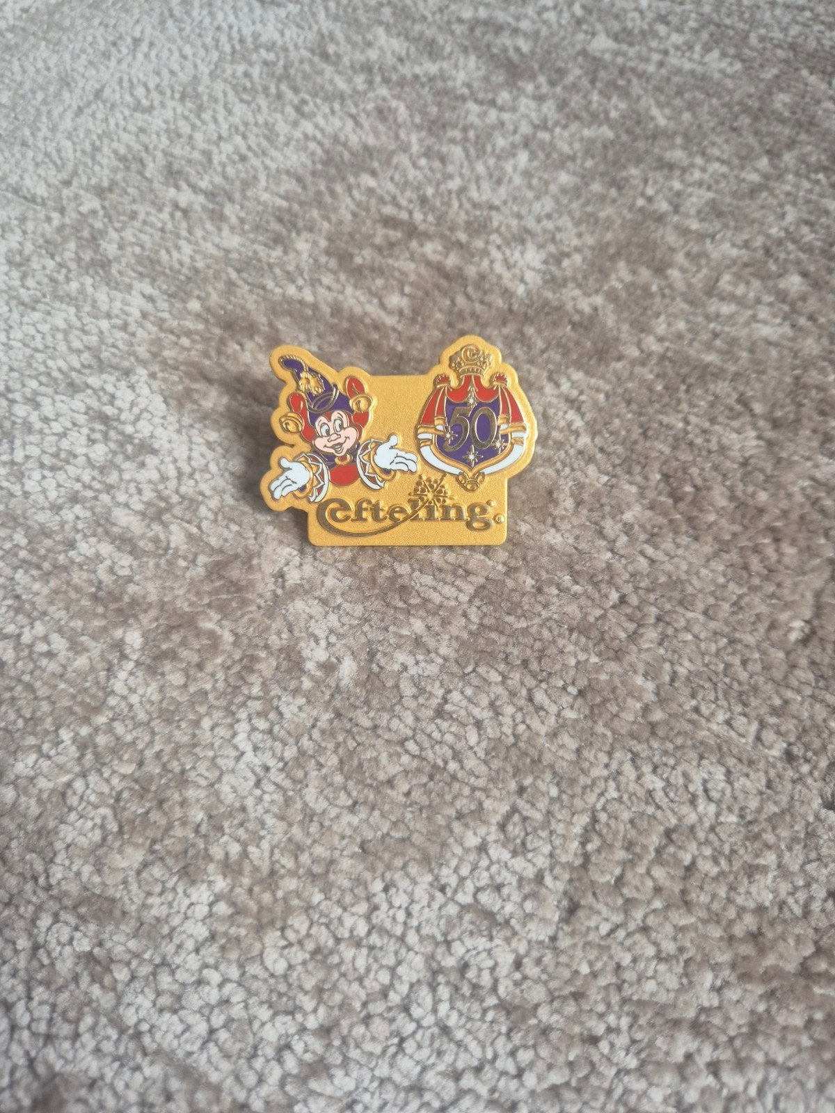 Efteling Pin 50 Jaar, Verzamelen, Ophalen of Verzenden, Button of Speldje