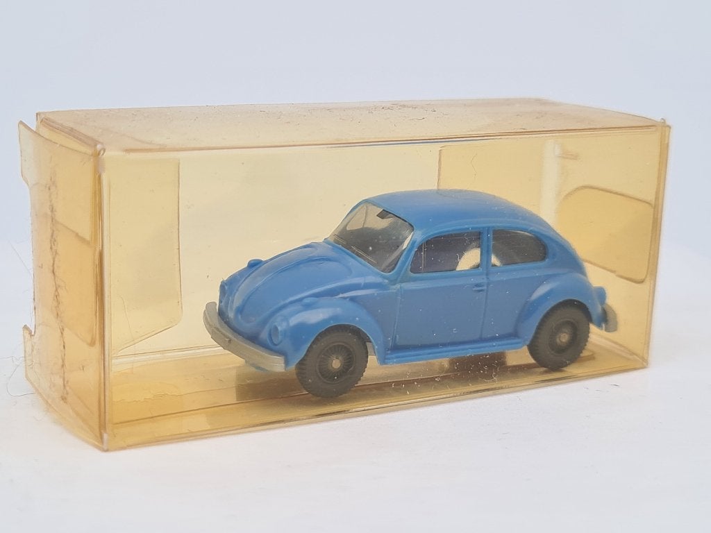 VW Kever (blauw) - Wiking 1/87, Verzenden, Zo goed als nieuw, Auto, Wiking