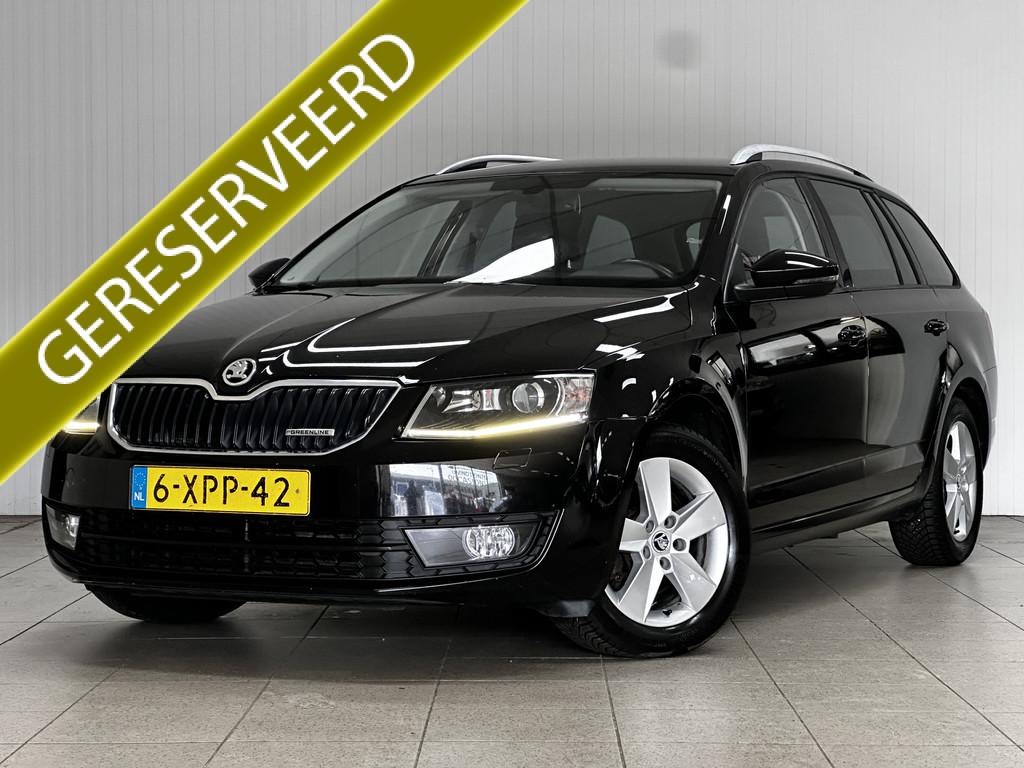 Skoda Octavia Combi 1.6 TDI Greenline Businessline/ D-Riem v, Auto's, Skoda, Voorwielaandrijving, Euro 5, Stof, Gebruikt