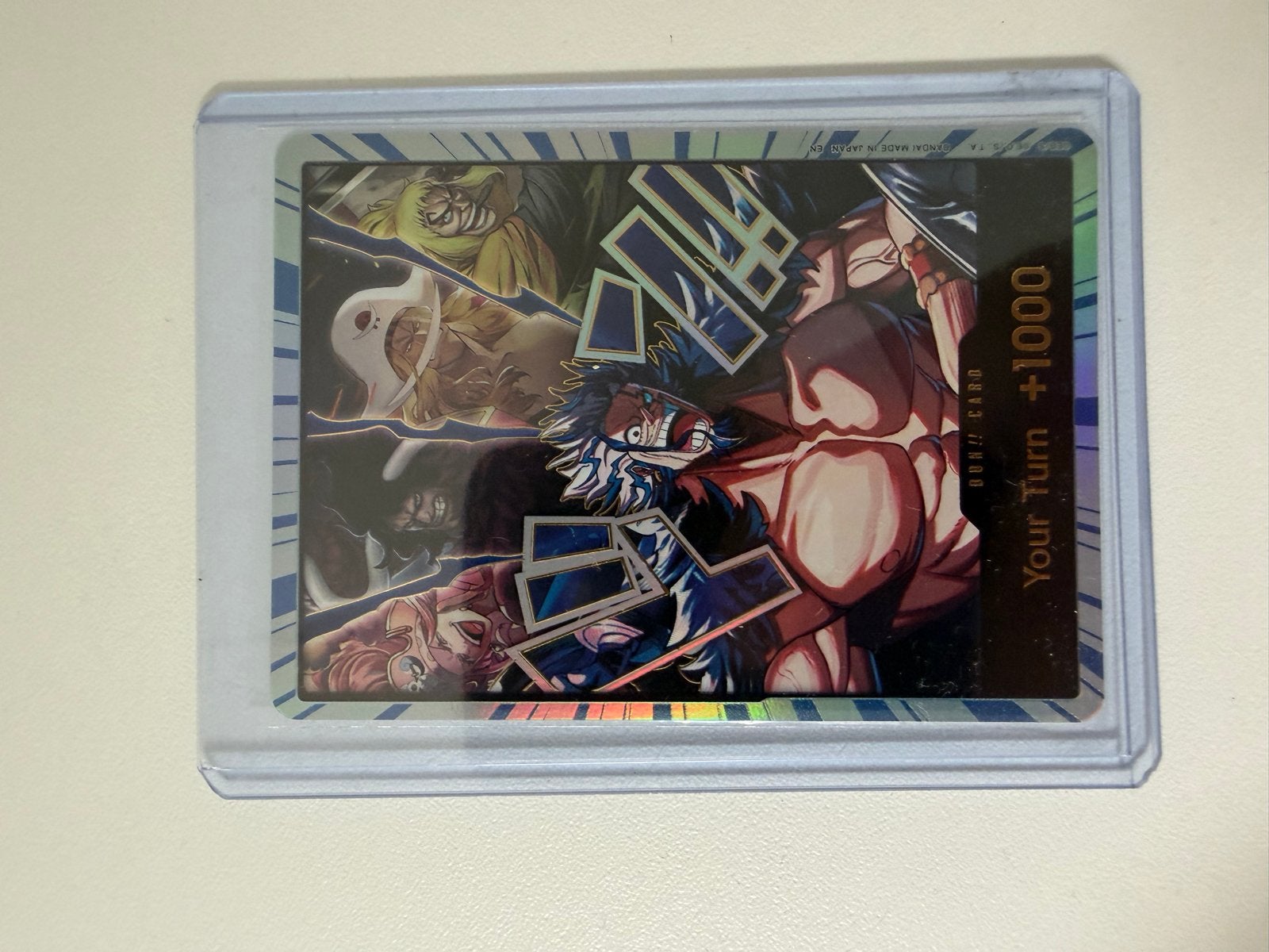 One Piece DON!! Card (Alt Art Diamond Rocks), Ophalen of Verzenden, Zo goed als nieuw, Losse kaart