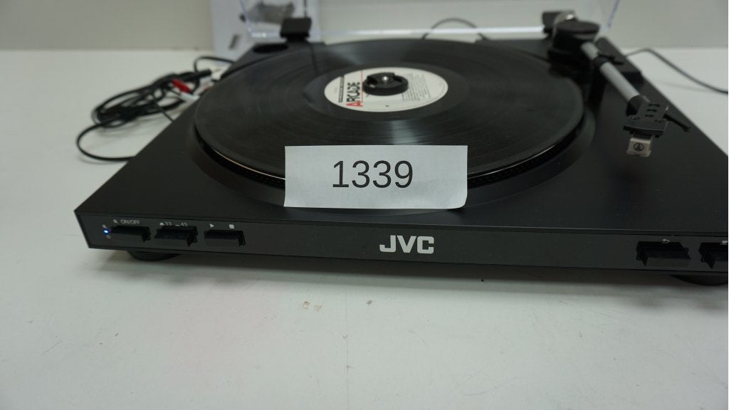 JVC AL-F55B Zwart Platenspeler, Ophalen of Verzenden, Niet ingevuld, Niet ingevuld, Niet ingevuld