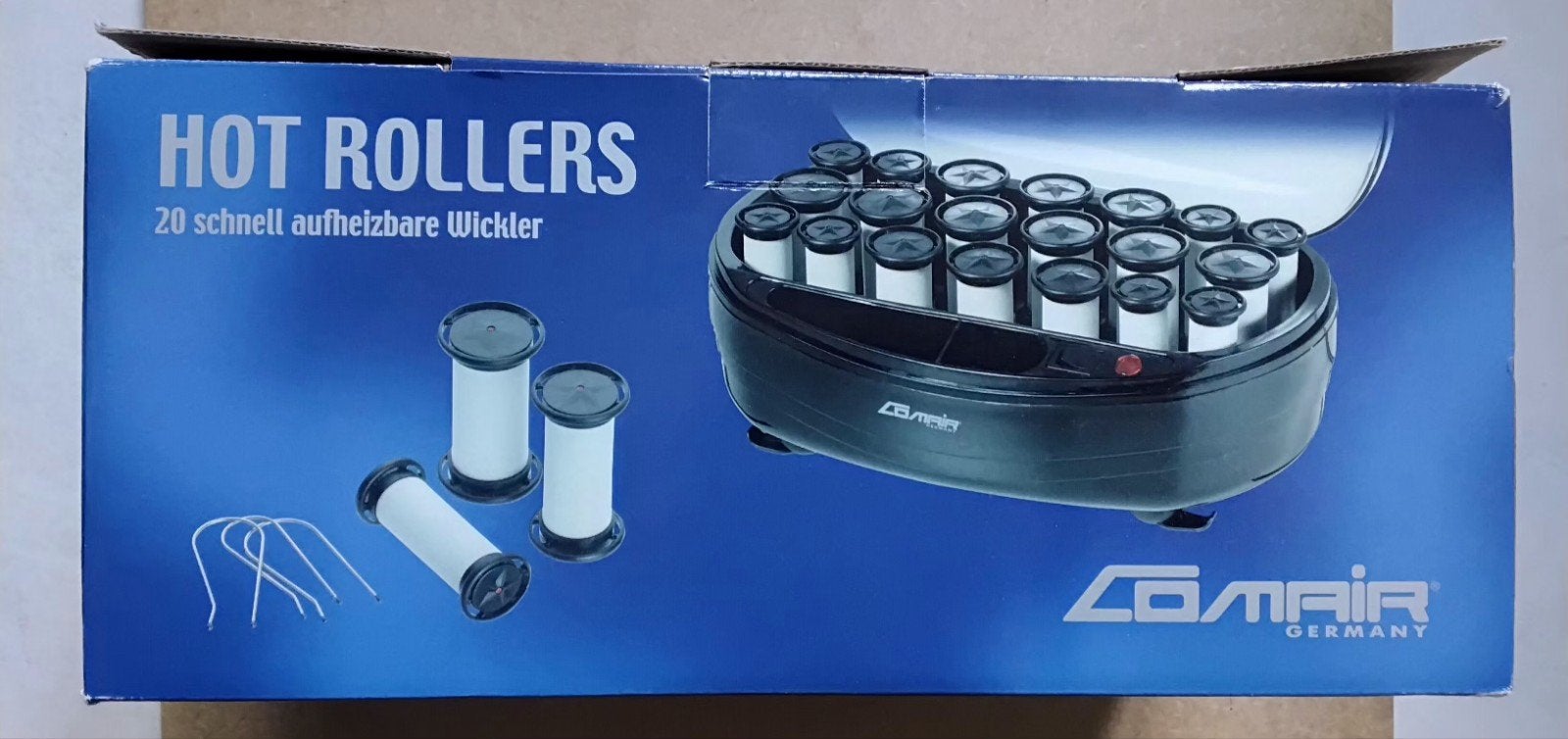 Comair Hot Rollers Set - 20 snel opwarmende krulspelden, Ophalen of Verzenden, Zo goed als nieuw, Krultang of Stijltang