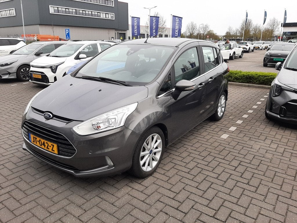 Ford B-MAX 1.0 EcoBoost Titanium | Trekhaak | 1e Eigenaar |, Auto's, Ford, Voorwielaandrijving, 12 maanden, Gebruikt, Origineel Nederlands