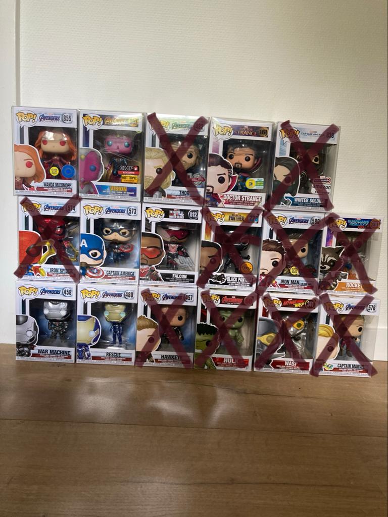Funko Pop! Marvel Avengers (diverse), Ophalen of Verzenden, Zo goed als nieuw