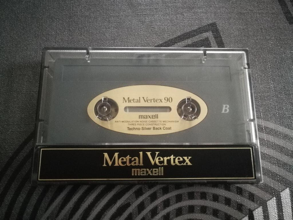 Maxell Metal Vertex 90, Cd's en Dvd's, Cassettebandjes, Gebruikt, Overige genres, 1 bandje, Ophalen of Verzenden