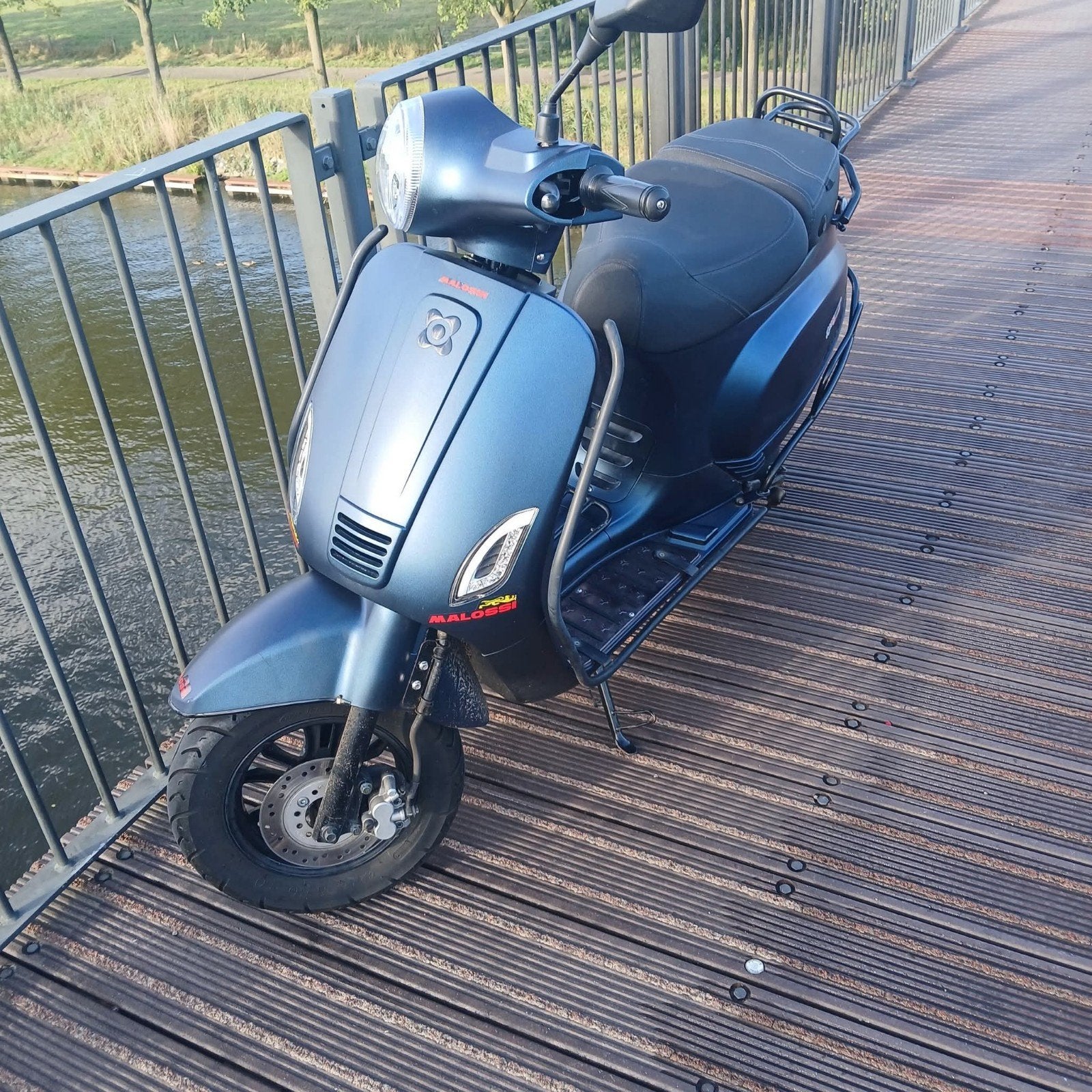 AGM VX50 Scooter uit 2019 - Blauw Kenteken, Fietsen en Brommers, Ophalen, Gebruikt, Maximaal 45 km/u, AGM vx50
