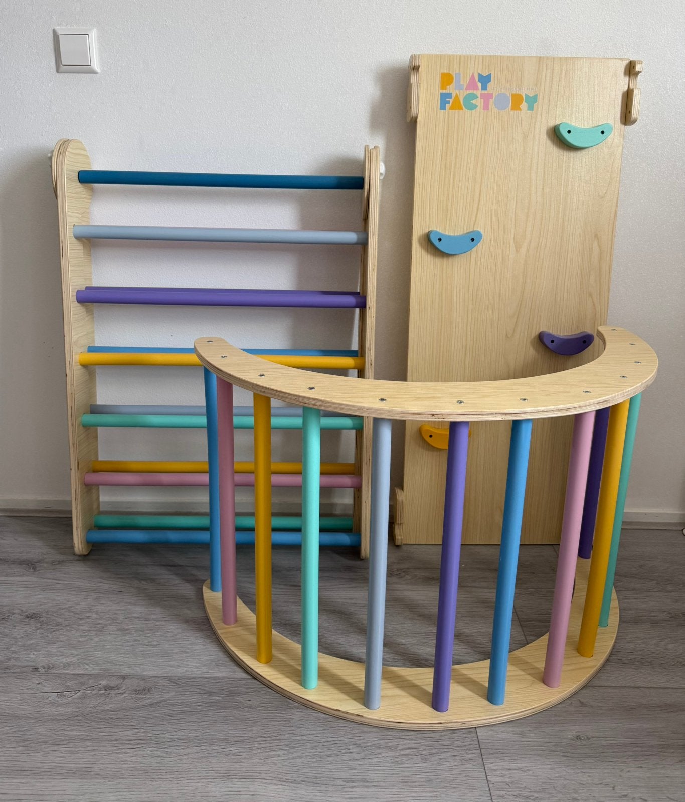 Kleuren Klimrek set, Kinderen en Baby's, Speelgoed | Buiten | Speeltoestellen, Ophalen, Gebruikt, Overige typen