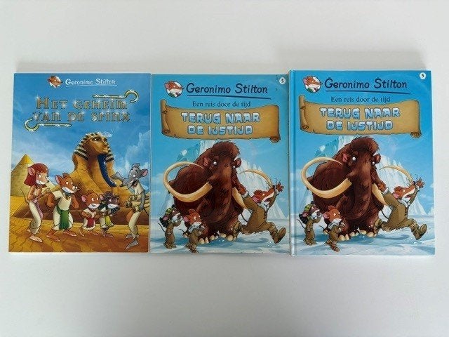 Geronimo Stilton, strip SC/HC, voor kinderen, Meerdere stripboeken, Ophalen of Verzenden, Zo goed als nieuw