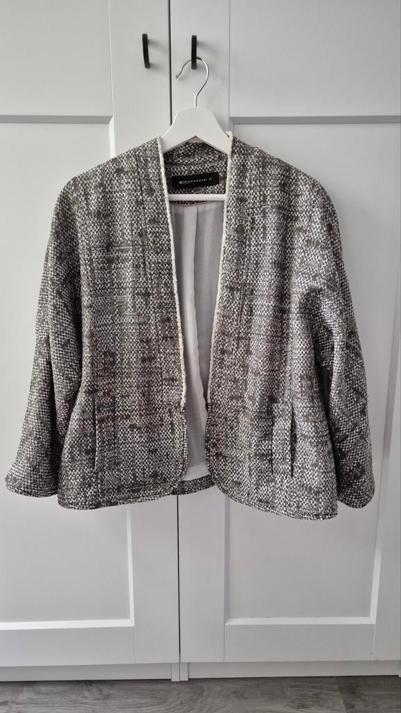 Expresso Blazer Groen-Wit Maat 42, Expresso, Maat 42/44 (L), Ophalen of Verzenden, Zo goed als nieuw