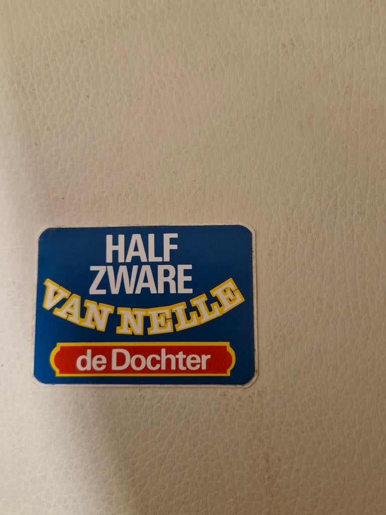 6996 Van Nelle Half Zware de Dochter sticker, Verzamelen, Stickers, Ophalen of Verzenden