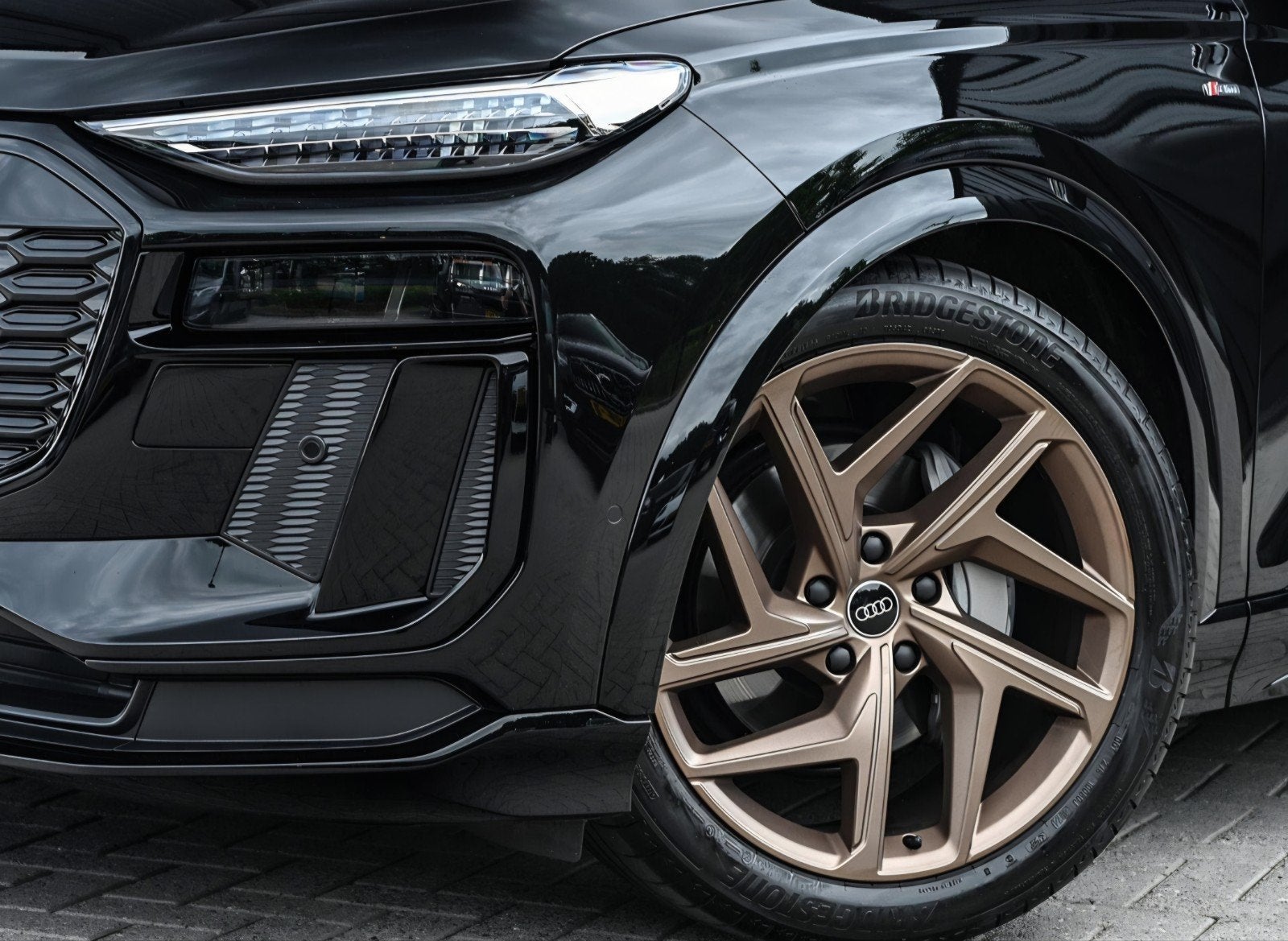 Audi Q6 e-tron leren caramelstoel, bronzen velgen, pano dak, Auto's, Automaat, 2000 kg, Particulier, Dealer onderhouden