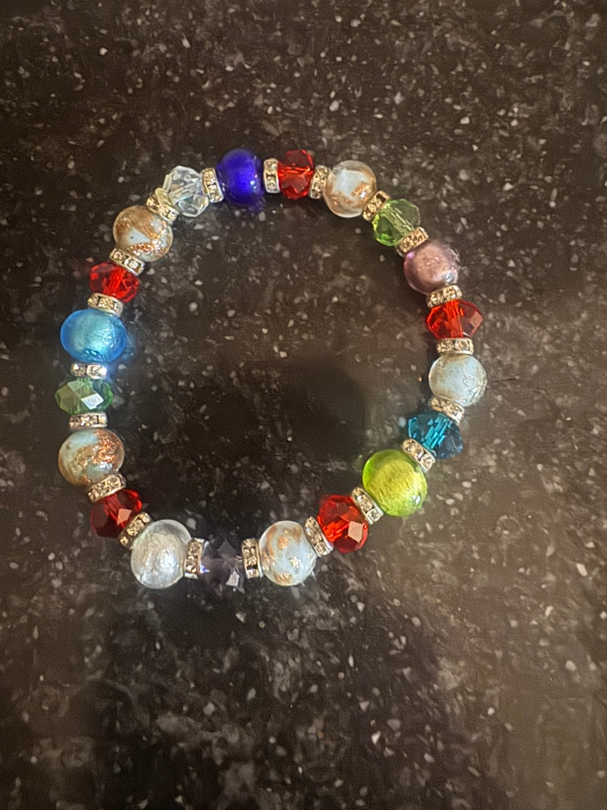 Murano glas armband, Sieraden, Tassen en Uiterlijk, Armbanden, Ophalen of Verzenden, Zo goed als nieuw