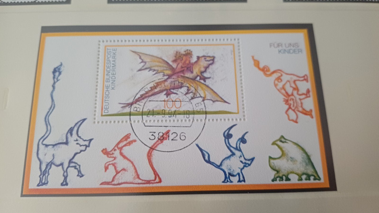 Duitsland, 1994, Kinderpostzegel, Ophalen of Verzenden, 1990 tot heden, Gestempeld