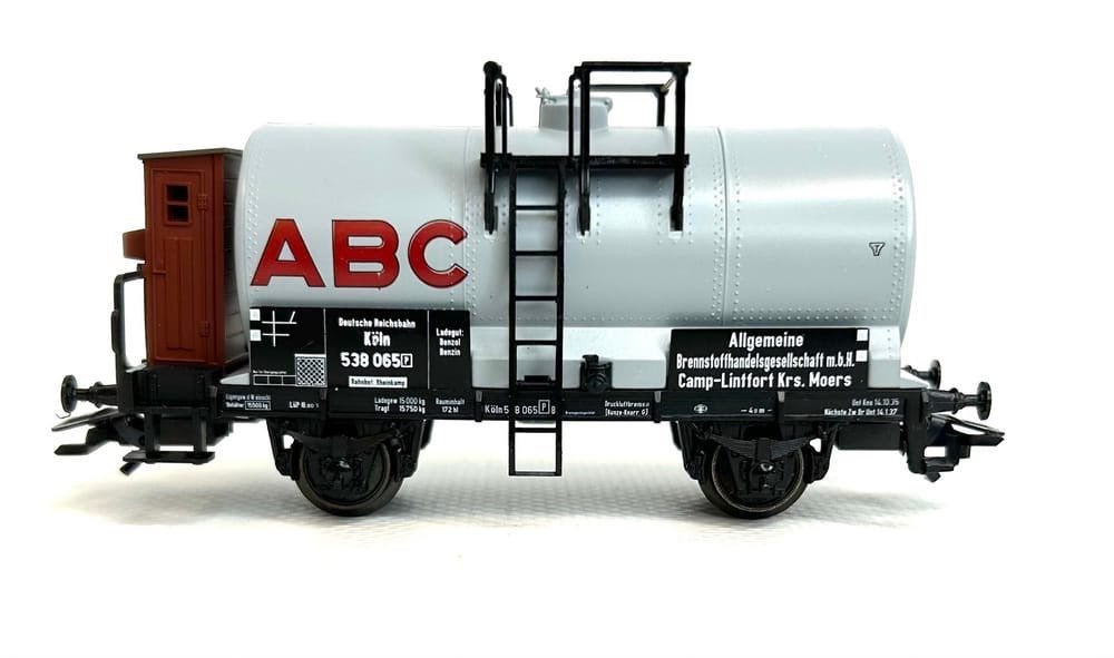 Märklin 4870 DRG Ketelwagen ABC, tp. II - HO, Wisselstroom, Gebruikt, Wagon, Ophalen of Verzenden