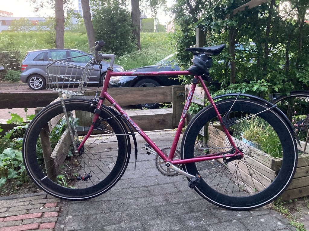 Batavus stadsfiets / singlespeed, Ophalen, Minder dan 10 versnellingen, Gebruikt, Staal