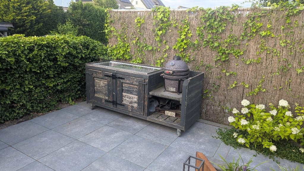 Buitenkeuken, Ophalen, Gebruikt, Houtskool, Handgemaakt