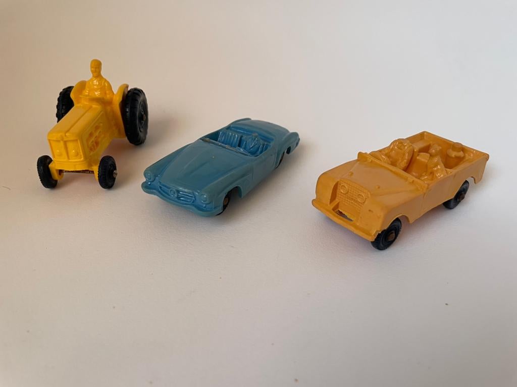 model Tomte Laerdal Vinyl Tractor, Land Rover Mercedes 300SL, Ophalen of Verzenden, Gebruikt, Auto, Tomte
