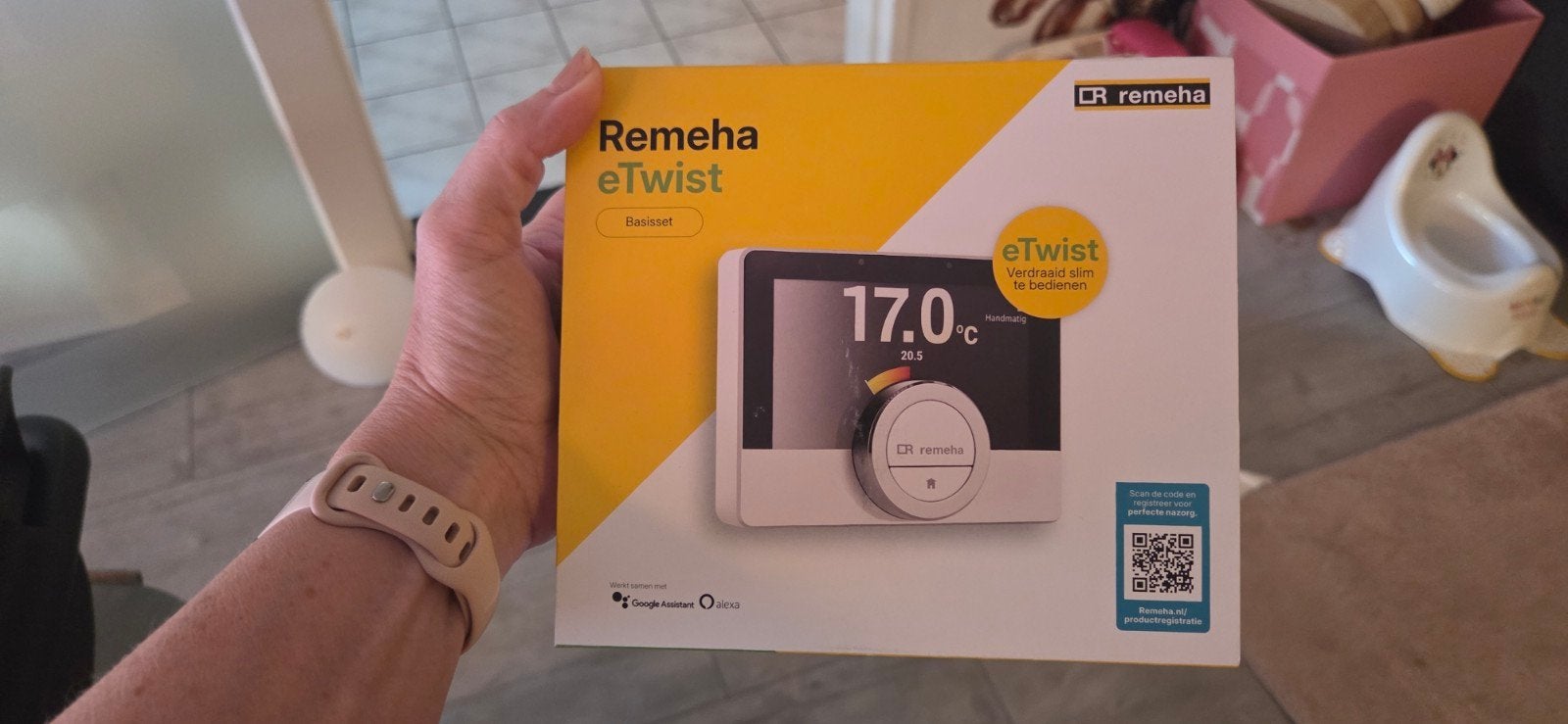 Remeha eTwist thermostaat - Nieuw in doos, Ophalen of Verzenden, Slimme thermostaat, Nieuw